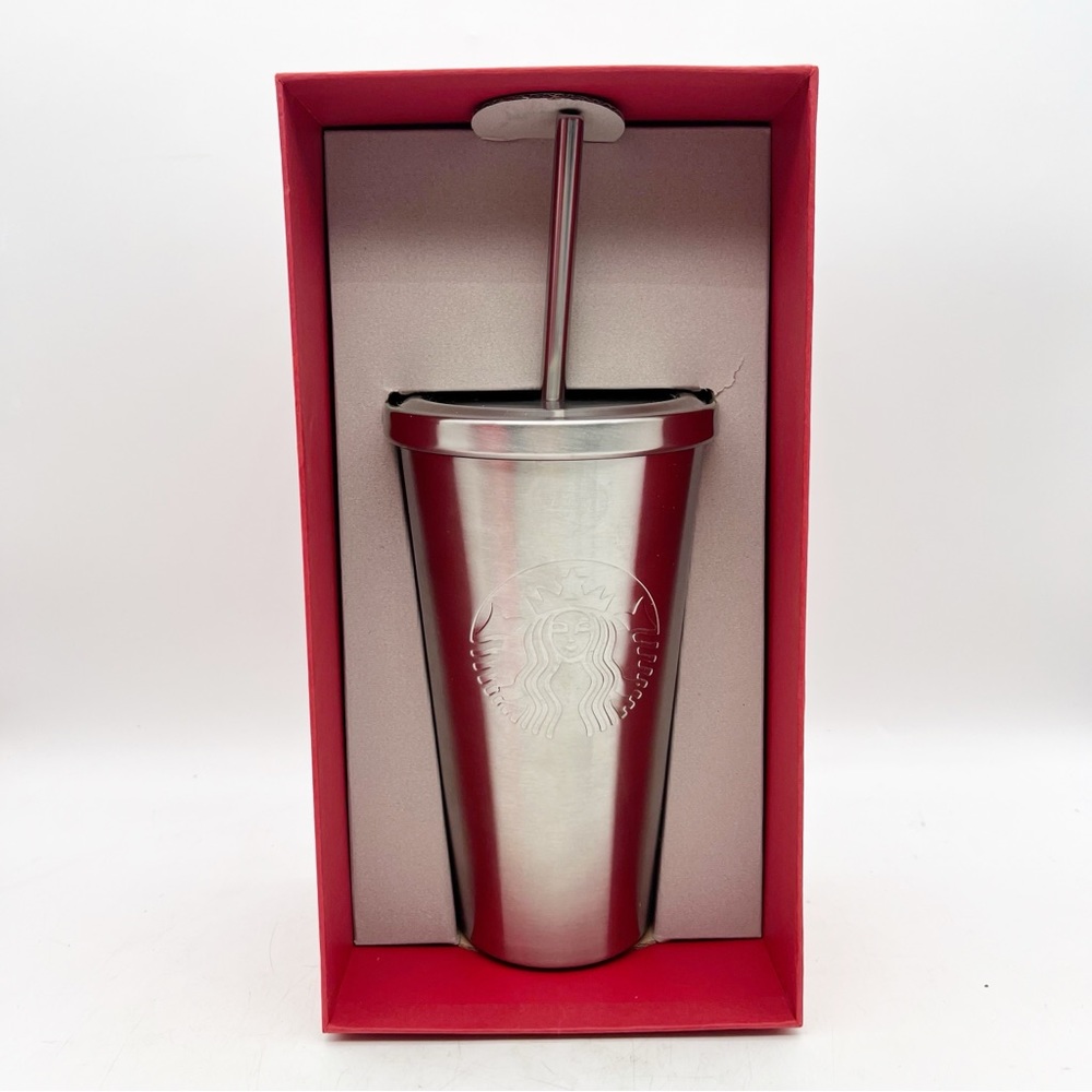 Starbucks Stainless Steel 16 Oz Cup Tumbler New with Box